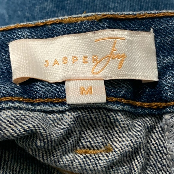 Deconstructed Denim Jeans Skirt By Jasper Jing - Picture 12 of 12